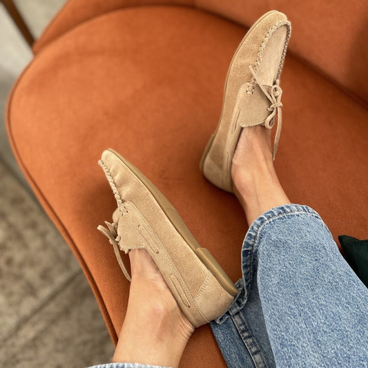 MOCASINES NAÚTICOS GÉNOVA BEIGE