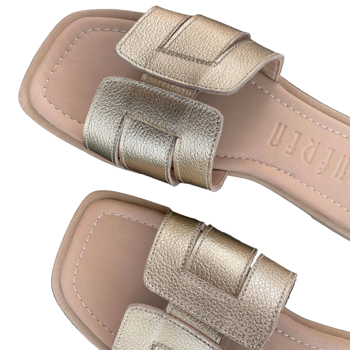 SANDALIAS FLORENCIA DORADO