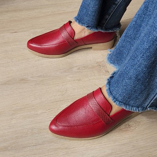 MOCASÍN VENECIA ROJO