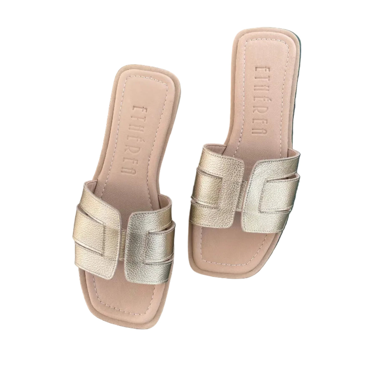 SANDALIAS FLORENCIA DORADO