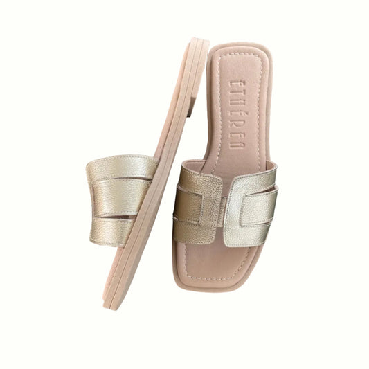 SANDALIAS FLORENCIA DORADO